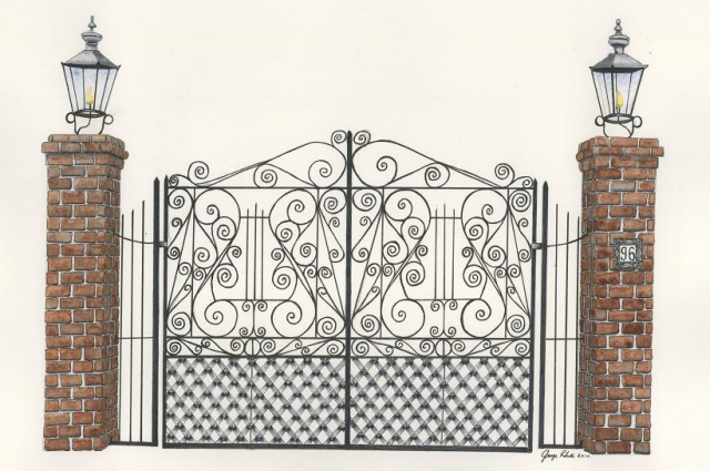 96 Tradd Street Gate