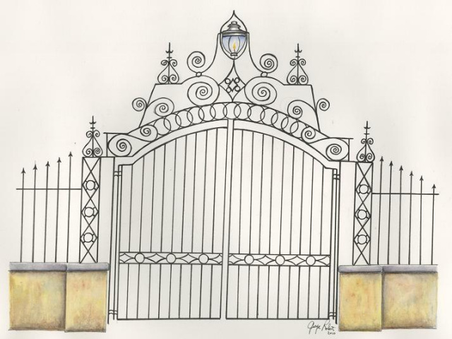 William Aiken House Gate