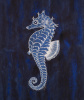 Seahorse in Blue